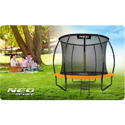 Neo-Sport Trampolina ogrodowa profilowana 10ft/312cmz siatką wewnętrzną Neo-Sport Neo-Sport Trampolina ogrodowa profilowana 10ft/312cmz siatką wewnętrzną Neo-Sport