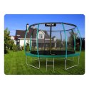 Neo-Sport Trampolina ogrodowa profilowana 12ft/374cm z siatką wewnętrzną Neo-Sport