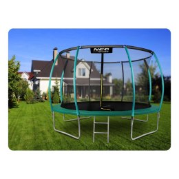 Neo-Sport Trampolina ogrodowa profilowana 12ft/374cm z siatką wewnętrzną Neo-Sport