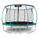 Neo-Sport Trampolina ogrodowa profilowana 12ft/374cm z siatką wewnętrzną Neo-Sport