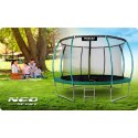 Neo-Sport Trampolina ogrodowa profilowana 12ft/374cm z siatką wewnętrzną Neo-Sport