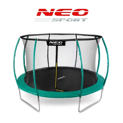 Neo-Sport Trampolina ogrodowa profilowana 12ft/374cm z siatką wewnętrzną Neo-Sport Neo-Sport Trampolina ogrodowa profilowana 12ft/374cm z siatką wewnętrzną Neo-Sport