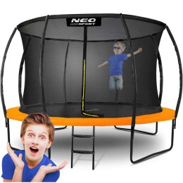 Neo-Sport Trampolina ogrodowa profilowana 12ft/374cm z siatką wewnętrzną Neo-Sport
