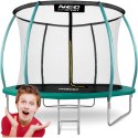 Neo-Sport Trampolina ogrodowa profilowana 8ft/252cm z siatką wewnętrzną Neo-Sport