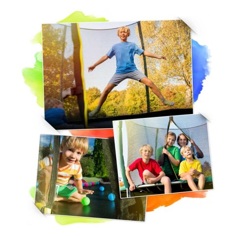 Neo-Sport Trampolina ogrodowa profilowana 8ft/252cm z siatką wewnętrzną Neo-Sport Neo-Sport Trampolina ogrodowa profilowana 8ft/252cm z siatką wewnętrzną Neo-Sport