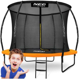 Neo-Sport Trampolina ogrodowa profilowana 8ft/252cm z siatką wewnętrzną Neo-Sport