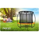 Neo-Sport Trampolina ogrodowa profilowana 8ft/252cm z siatką wewnętrzną Neo-Sport