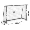 Neo-Sport Bramka do piłki nożnej 180 x 120 x 60 cm NS-462 Hexagon Neo-Sport Bramka do piłki nożnej 180 x 120 x 60 cm NS-462 Hexagon
