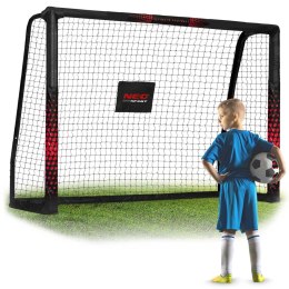 Neo-Sport Bramka do piłki nożnej 180 x 120 x 60 cm NS-463 czarno-czerwona