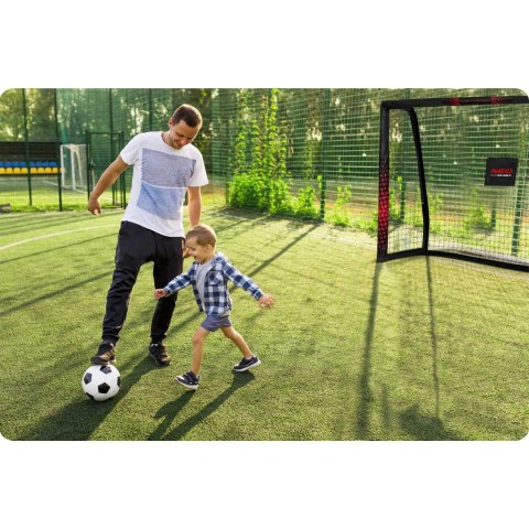 Neo-Sport Bramka do piłki nożnej 180 x 120 x 60 cm NS-463 czarno-czerwona Neo-Sport Bramka do piłki nożnej 180 x 120 x 60 cm NS-463 czarno-czerwona