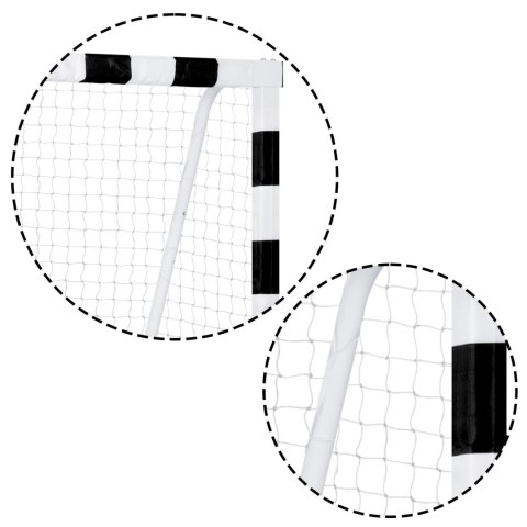Neo-Sport Bramka do piłki nożnej 300 x 160 x 90 cm NS-460 czarno-biała Neo-Sport Bramka do piłki nożnej 300 x 160 x 90 cm NS-460 czarno-biała