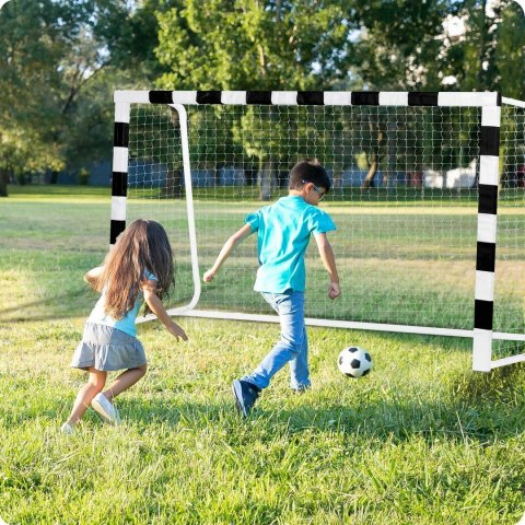 Neo-Sport Bramka do piłki nożnej 300 x 160 x 90 cm NS-460 czarno-biała Neo-Sport Bramka do piłki nożnej 300 x 160 x 90 cm NS-460 czarno-biała
