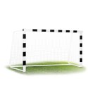 Neo-Sport Bramka do piłki nożnej 300 x 160 x 90 cm NS-460 czarno-biała Neo-Sport Bramka do piłki nożnej 300 x 160 x 90 cm NS-460 czarno-biała