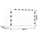 Neo-Sport Bramka do piłki nożnej 300 x 200 x 120 cm NS-465 czarno-biała Neo-Sport Bramka do piłki nożnej 300 x 200 x 120 cm NS-465 czarno-biała