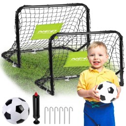 Neo-Sport Bramka do piłki nożnej - zestaw 2 sztuki - 60 x 45 x 25 cm NS-461