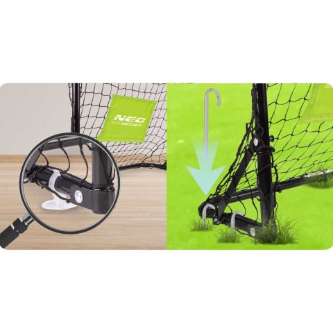 Neo-Sport Bramka do piłki nożnej - zestaw 2 sztuki - 60 x 45 x 25 cm NS-461 Neo-Sport Bramka do piłki nożnej - zestaw 2 sztuki - 60 x 45 x 25 cm NS-461