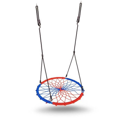 Neo-Sport Huśtawka bocianie gniazdo SWINGO 95 cm niebiesko-czerwona Neo-Sport Huśtawka bocianie gniazdo SWINGO 95 cm niebiesko-czerwona