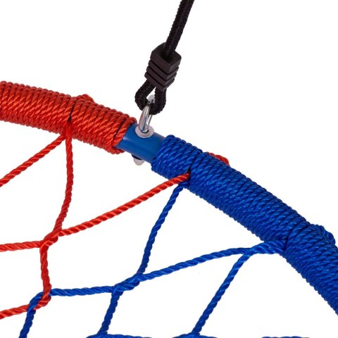 Neo-Sport Huśtawka bocianie gniazdo SWINGO 95 cm niebiesko-czerwona Neo-Sport Huśtawka bocianie gniazdo SWINGO 95 cm niebiesko-czerwona