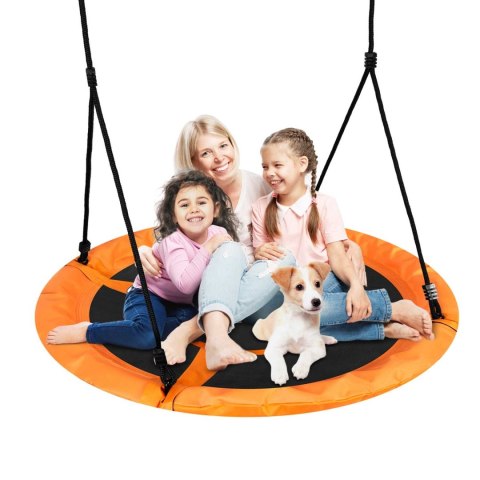 Neo-Sport Huśtawka bocianie gniazdo Swingo XXL pomarańczowa 95 cm Neo-Sport Huśtawka bocianie gniazdo Swingo XXL pomarańczowa 95 cm