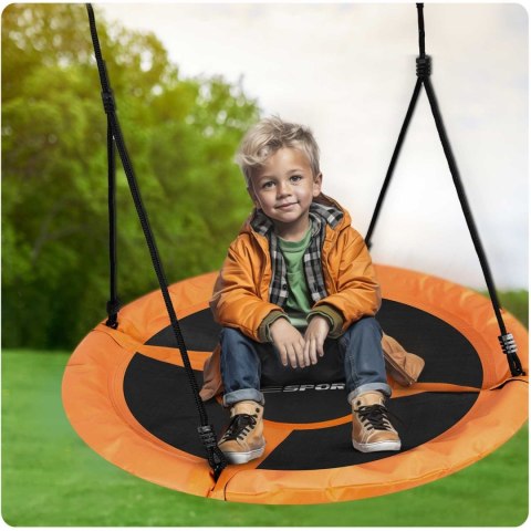 Neo-Sport Huśtawka bocianie gniazdo Swingo XXL pomarańczowa 95 cm Neo-Sport Huśtawka bocianie gniazdo Swingo XXL pomarańczowa 95 cm