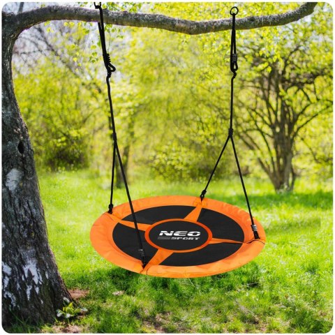Neo-Sport Huśtawka bocianie gniazdo Swingo XXL pomarańczowa 95 cm Neo-Sport Huśtawka bocianie gniazdo Swingo XXL pomarańczowa 95 cm