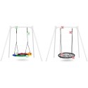 Neo-Sport Huśtawka bocianie gniazdo Swingo XXL wielokolorowa 110 cm