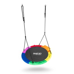 Neo-Sport Huśtawka bocianie gniazdo Swingo XXL wielokolorowa 120 cm