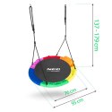 Neo-Sport Huśtawka bocianie gniazdo Swingo XXL wielokolorowa 95 cm