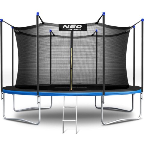 Neo-Sport Trampolina ogrodowa 12ft/374cm z siatką wewnętrzną i drabinką Neo-Sport Neo-Sport Trampolina ogrodowa 12ft/374cm z siatką wewnętrzną i drabinką Neo-Sport