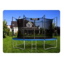 Neo-Sport Trampolina ogrodowa 12ft/374cm z siatką wewnętrzną i drabinką Neo-Sport