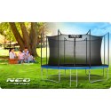 Neo-Sport Trampolina ogrodowa 12ft/374cm z siatką wewnętrzną i drabinką Neo-Sport