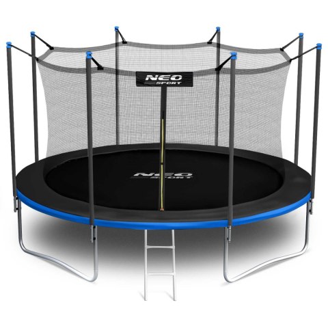 Neo-Sport Trampolina ogrodowa 13ft/404cm z siatką wewnętrzną i drabinką Neo-Sport Neo-Sport Trampolina ogrodowa 13ft/404cm z siatką wewnętrzną i drabinką Neo-Sport