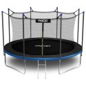 Neo-Sport Trampolina ogrodowa 15ft/465cm z siatką wewnętrzną i drabinką Neo-Sport
