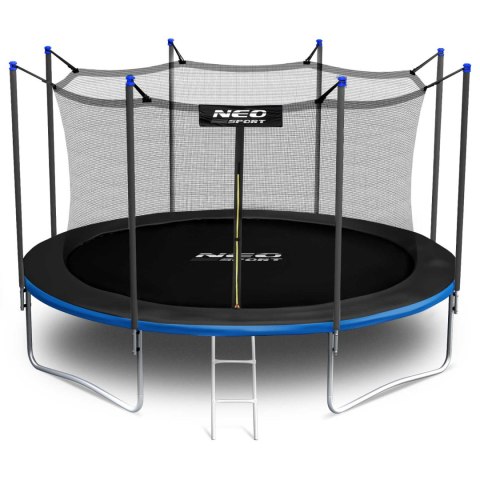 Neo-Sport Trampolina ogrodowa 15ft/465cm z siatką wewnętrzną i drabinką Neo-Sport Neo-Sport Trampolina ogrodowa 15ft/465cm z siatką wewnętrzną i drabinką Neo-Sport