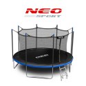 Neo-Sport Trampolina ogrodowa 15ft/465cm z siatką wewnętrzną i drabinką Neo-Sport