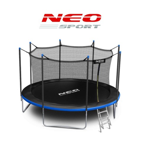 Neo-Sport Trampolina ogrodowa 15ft/465cm z siatką wewnętrzną i drabinką Neo-Sport Neo-Sport Trampolina ogrodowa 15ft/465cm z siatką wewnętrzną i drabinką Neo-Sport