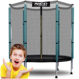 Neo-Sport Trampolina ogrodowa dla dzieci 140 cm 4,5ft Neo-Sport