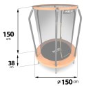 Neo-Sport Trampolina ogrodowa dla dzieci 152 cm 5 ft Neo-Sport