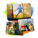 Neo-Sport Trampolina ogrodowa profilowana 10ft/312cmz siatką wewnętrzną Neo-Sport