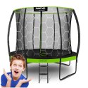 Neo-Sport Trampolina ogrodowa profilowana 8ft/252cm z siatką wewnętrzną Neo-Sport
