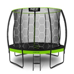 Neo-Sport Trampolina ogrodowa profilowana 8ft/252cm z siatką wewnętrzną Neo-Sport
