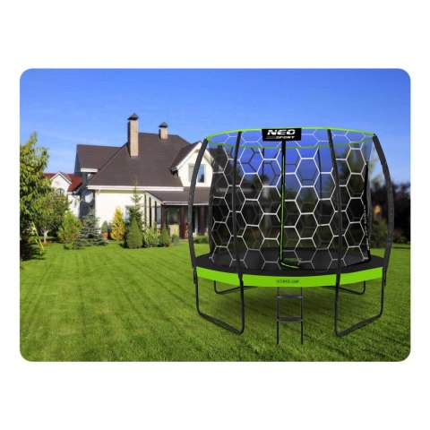 Neo-Sport Trampolina ogrodowa profilowana 8ft/252cm z siatką wewnętrzną Neo-Sport Neo-Sport Trampolina ogrodowa profilowana 8ft/252cm z siatką wewnętrzną Neo-Sport