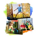 Neo-Sport Trampolina ogrodowa profilowana 8ft/252cm z siatką wewnętrzną Neo-Sport
