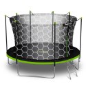 Neo-Sport Trampolina ogrodowa 13ft/404cm z siatką wewnętrzną i drabinką Neo-Sport