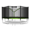 Neo-Sport Trampolina ogrodowa 13ft/404cm z siatką zewnętrzną i drabinką Neo-Sport