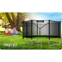 Neo-Sport Trampolina ogrodowa 13ft/404cm z siatką zewnętrzną i drabinką Neo-Sport