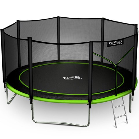 Neo-Sport Trampolina ogrodowa 13ft/404cm z siatką zewnętrzną i drabinką Neo-Sport Neo-Sport Trampolina ogrodowa 13ft/404cm z siatką zewnętrzną i drabinką Neo-Sport