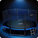 Neo-Sport Trampolina ogrodowa 14ft/435cm z siatką zewnętrzną i drabinką Neo-Sport