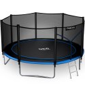 Neo-Sport Trampolina ogrodowa 14ft/435cm z siatką zewnętrzną i drabinką Neo-Sport