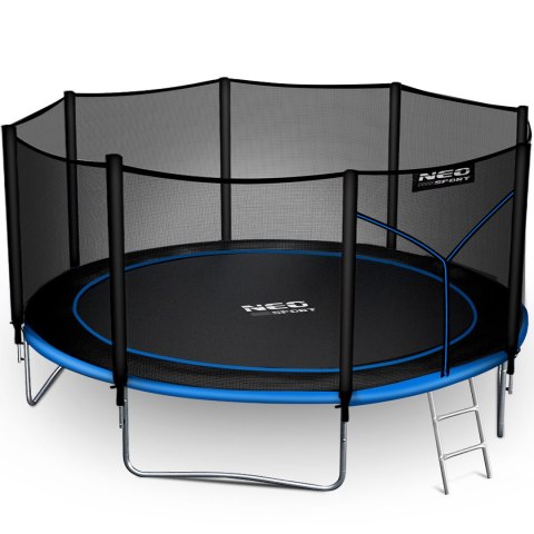 Neo-Sport Trampolina ogrodowa 14ft/435cm z siatką zewnętrzną i drabinką Neo-Sport Neo-Sport Trampolina ogrodowa 14ft/435cm z siatką zewnętrzną i drabinką Neo-Sport